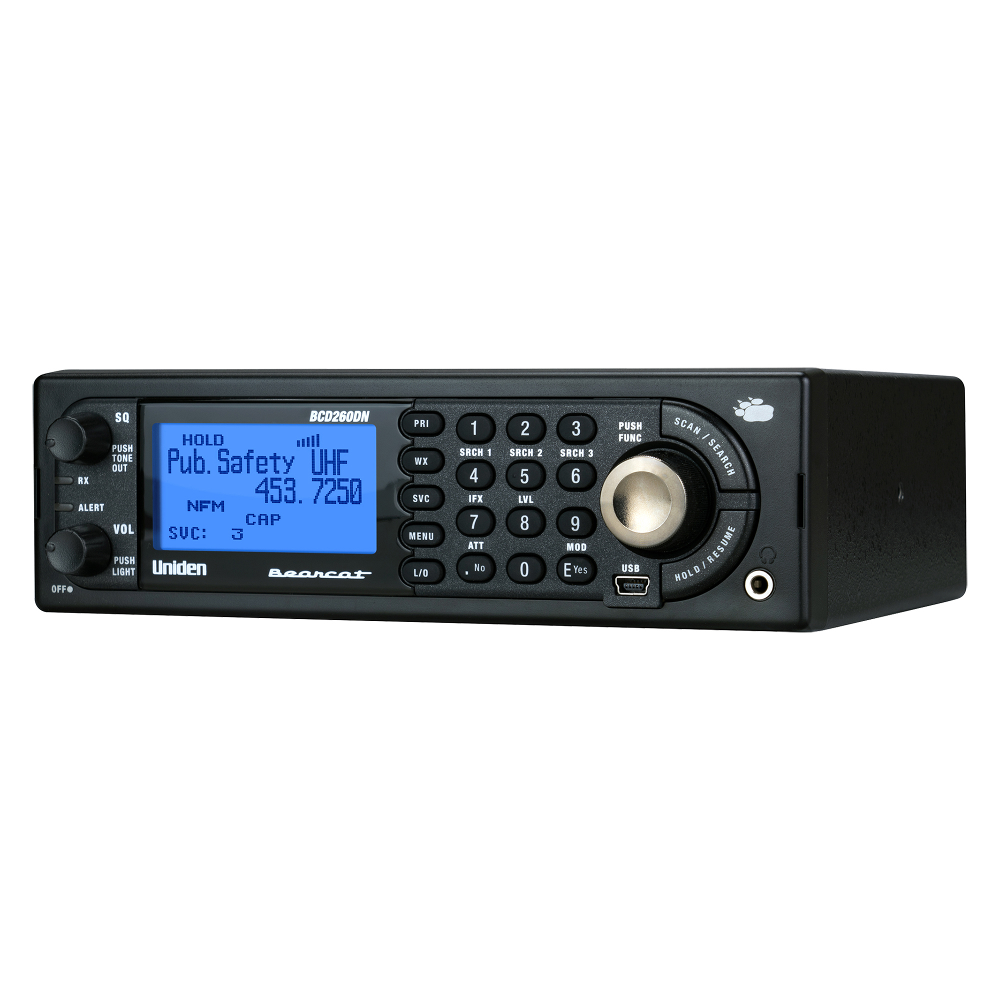 Uniden Bearcat Base/Mobile Digital Scanner — Narrowband Reception, Rapid System/Channel Number Tagging, Model# BCD260DN